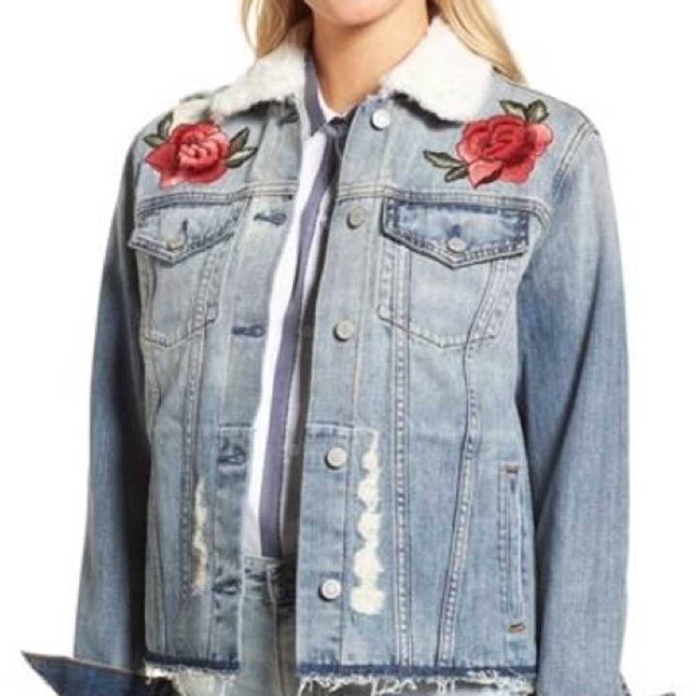 Rails Ramsey Embroidered Denim Jacket In Large Vi… - image 3